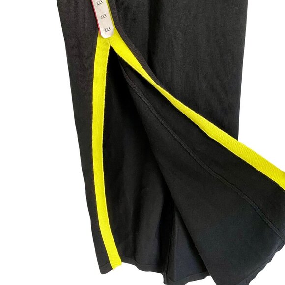 Future Collective Black Knit High Rise Midi Skirt Women's XXS NEW NWT - Picture 3 of 7